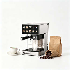 Macchina per Caffè Espresso Anbolife 20 Bar con Touchscreen, Funzione Hot & Cold Brew, Lancia Schiuma Professionale, Serbatoio da 1,2L, Compatta OEM - Product Image 5