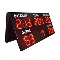 Marcador de fútbol electrónico, pantalla de juego de baloncesto, fabricante de Color, puntuación de pantalla RF, tablero remoto, dígitos, marcador LED para exteriores