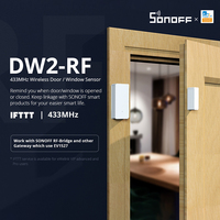 Sensor Pintu Jendela Nirkabel SONOFF DW2 RF 433Mhz, Notifikasi Peringatan Alarm, Bekerja Dengan RF Bridge untuk Keamanan Rumah Pintar