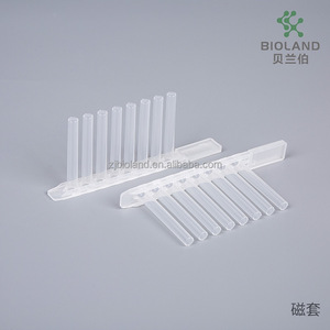 Bioland OEM Paquete de 8 Placas de 96 Pocillos Profundos <span class=keywords><strong>con</strong></span> Puntas de Peine Magnéticas para Extractores de Ácidos Nucleicos, Polipropileno - Product Image 2