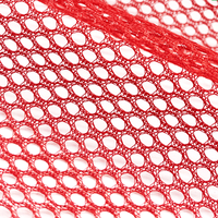 Tissu en maille hexagonale 100% polyester, sac à linge monocouche, tissu 75d tricoté en chaîne, doublure de tente, fil teint, motif disponible
