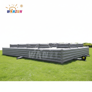 Arène de tir au laser gonflable camouflage WINSUN, mur de jeux de tir au paintball gonflable, bunker de paintball pour jeu CS en réalité - Product Image 1