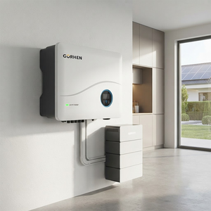 Inversor solar híbrido monofásico de alto voltaje con MPPT integrado para batería de almacenamiento de energía apilable de alto voltaje para el hogar - Product Image 4
