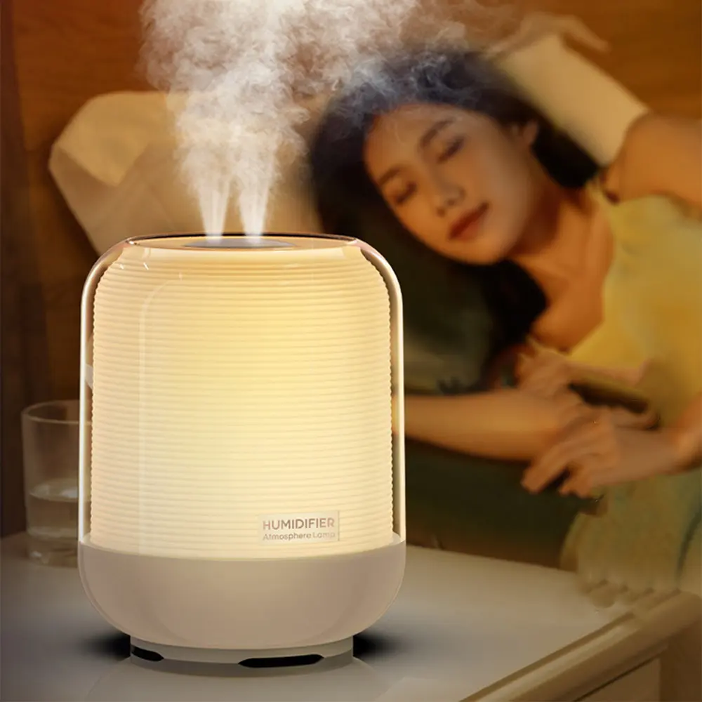 Night Light 3L 2.5L Cool Mist Air Humidifier Whole House Touch Display Quiet Ultrasonic Humidifier Air Vaporizer for Large Room