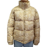 Blouson d'hiver matelassé pour homme, col montant, motif lettres, logo personnalisé, imperméable, respirant, coupe-vent, collection 2022 - Vente en gros à succès