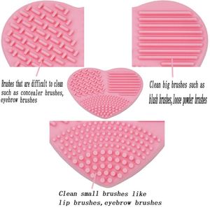 Éponge de décoloration et tapis de nettoyage en silicone, séchage rapide et lavage humide 2-en-1 pour pinceaux de maquillage - Product Image 5