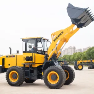 Free Shipping Farm Garden Mining Front Wheel Loader 3 Ton Price Compact Wheeled Front-end Loaders