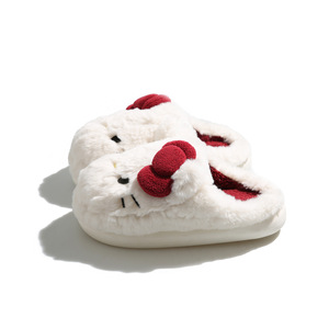 Zapatillas de Casa Populares para Hombre y Mujer, Otoño-Invierno, con Suelas Gruesas Antideslizantes y Parte Superior de Terciopelo, para Interiores y Exteriores - Product Image 1