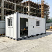 Conteneur de stockage portable 20FT 40FT, bureau préfabriqué en acier, unité modulaire, hébergement temporaire sur chantier, entrepôt, atelier