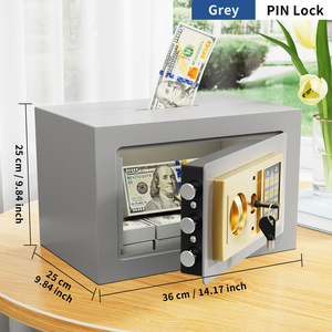 Vente directe usine en gros : Mini-coffre-fort électronique haute sécurité pour bijoux et argent, type <span class=keywords><strong>casier</strong></span> sécurisé - Product Image 2