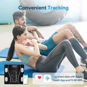 नया डिजिटल मानव व्यक्तिगत बीएमआई बॉडी फैट स्केल 180 किलोग्राम वजन क्षमता घरेलू स्मार्ट हेल्थ स्केल के साथ स्मार्ट हेल्थ स्केल - Product Image 4