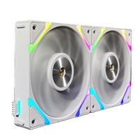 Système de refroidissement par eau ARGB silencieux à roulement fluide PWM 12 cm 1600 tr/min pour ventilateur de boîtier de PC de bureau