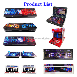 Machine de jeu d'arcade 2 joueurs compatible TV avec joystick et manette rétro, jeux classiques à monnayeur - Product Image 5