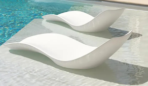 Chaise longue de designer pour piscine, patio, <span class=keywords><strong>jardin</strong></span>, chaise longue de <span class=keywords><strong>luxe</strong></span> pour se prélasser au soleil - Product Image 6