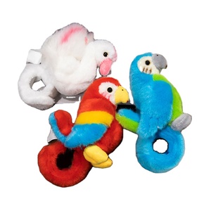 Anneau d'applaudissement d'animal de <span class=keywords><strong>perroquet</strong></span> en peluche de 20cm personnalisé, bracelets de claque de <span class=keywords><strong>perroquet</strong></span> colorés pour le cadeau d'enfants - Product Image 3