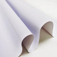 Rouleau de vinyle auto-adhésif en gros blanc amovible brillant PVC impression revêtement de sol vinyle pour piste de danse décalcomanie