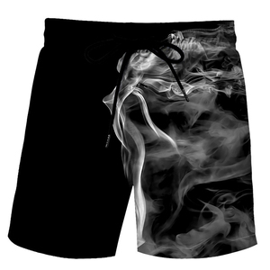 Estivo nuovo stile europeo e americano modello di fumo costume da bagno da <span class=keywords><strong>uomo</strong></span> pantaloni larghi da surf da spiaggia - Product Image 4