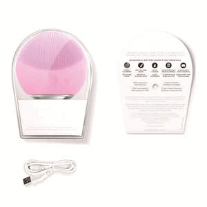 Tendances beauté 2025 : Kit visage, brosse nettoyante pour le visage en silicone, brosse faciale, nettoyage en profondeur à domicile - Product Image 5