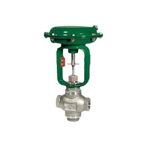24003 Three Way Control Mixing <b>Diverting</b> Bronze CF8M Stainless Steel Threaded Flanged - Product Image 2