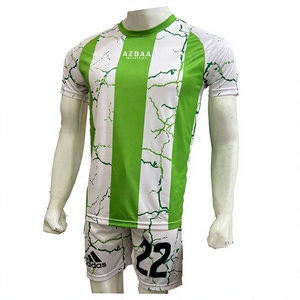 Uniformes de Fútbol Personalizados de Primera Calidad para Hombre, Kits con Nombre y Número del Equipo, Poliéster-Spandex Antibacteriano, Secado Rápido, Transpirable, OEM - Product Image 1