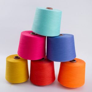 Hilo industrial teñido en gota de poliéster reciclado y algodón de extremo abierto, mezcla de colores OE, para tejido a máquina de calcetines y sábanas, 30s 20s 10s - Product Image 3