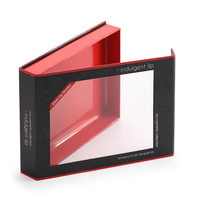 Emballage plat de luxe Boîtes en carton en forme de livre Fermeture magnétique Cadeau rigide pliant Crème pour le visage Crème pour les yeux Emballage-Gaufrage personnalisé