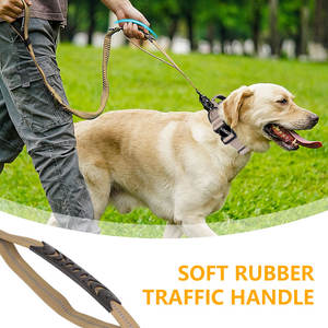 Collare tattico in Nylon per cani e guinzaglio con fibbia sicura per auto collare di piombo per cani di taglia media per cani pesanti <span class=keywords><strong>Bungee</strong></span> guinzaglio - Product Image 3