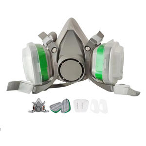 कार्बनिक कण औद्योगिक रबर आधा चेहरा रेस्पिरेटर मास्क प्रतिस्थापन वाले फिल्टर एंटी-रासायनिक धूल गैस सुरक्षा - Product Image 5