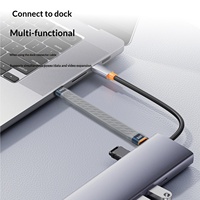 Kabel Data USB4 Tipe-C Ke Tipe-C USB C Fungsi Lengkap Thunderbolt 4 Kabel USB4 Pendek Pipih PD 240W Pengisian Cepat Transmisi 40G