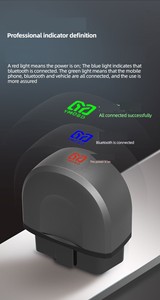 Máy phân tích động cơ ô tô B25-K 12V, phát hiện lỗi đa chức năng, kết nối Bluetooth, phát hiện OBD toàn xe, bán trực tiếp từ nhà máy - Product Image 5