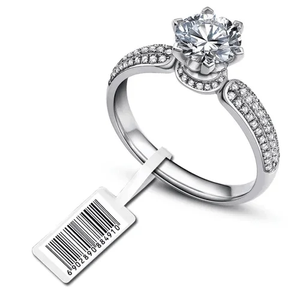 Etiqueta RFID UHF imprimible antirrobo Getsmart de 860-960 MHz para joyería, para tiendas minoristas de joyería - Product Image 4