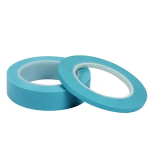 Cinta de pvc resistente al calor, 1mm, color azul