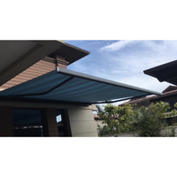 Vente directe d'usine - Auvent rétractable électrique pour terrasse - Cassette intégrale - Cadre en aluminium télécommandé - 6M*3M