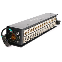 LJQ2014JSH Kotak Pemisah Audio Profesional 16 Saluran XLR untuk Aplikasi Musik Panggung Kotak Distribusi Audio 54-pin