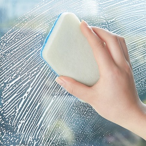 Brosse de nettoyage murale à long manche pour salle de bain, brosse éponge pour baignoire et cuisine, outil de nettoyage de vitres et de poussière, brosse pour carrelage - Product Image 2