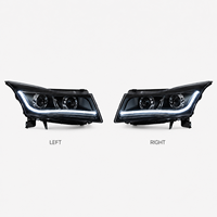 Ensemble de phares LED BK pour Chevrolet Cruze 2009-2014, projecteur Bi-LED, mise à niveau DRL, Plug and Play