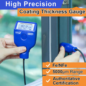 Alat Pengukur Ketebalan Lapisan LS221 Meter Penguji Bubuk Pengukur Ketebalan Lapisan Aluminium Dengan Probe Kabel Eksternal - Product Image 2