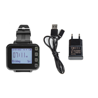 Ycall – équipement de cuisine pour Restaurant, système d'appel sans fil, 4 montres, bracelet, 1 bouton de cuisson