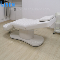 Kisen 2025 Lit de Luxe pour Extensions de Cils, Mobilier de Salon de Beauté, Fauteuil de Beauté Électrique à 3 Moteurs, Table de Massage Facial à Vendre