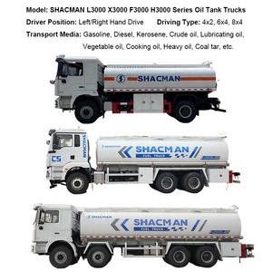 Camión <span class=keywords><strong>Cisterna</strong></span> de Combustible SHACMAN de Servicio Pesado, Camión <span class=keywords><strong>Cisterna</strong></span> de 380 CV con Capacidad de Tanque de Combustible de 25 m3, Utilizado para el Transporte de Diésel y Gasolina - Product Image 2