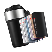 Tasse Thermique de Voyage Extérieure Personnalisée Verte 17oz, Mug à Café de Voyage avec Couvercle Rabattable 2-en-1, Gobelet Isotherme en Acier Inoxydable