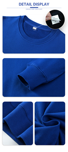 Sweat-shirts à capuche chauffants à manches longues noirs personnalisés pour hommes - Product Image 6