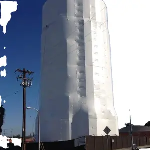 Longxing 9mil 10mil Chất Lượng Cao Màu Trắng Pe Không Thấm Nước Nhiệt Co Lại Nhựa Công Nghiệp Bọc Cho Giàn Giáo Thuyền Bảo Vệ - Product Image 2