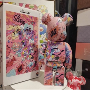 ชุดระบายสี DIY ตุ๊กตาหมีเปล่าสีขาว Bear Bricks 400% ขนาด 28 ซม. ของเล่น <span class=keywords><strong>Kwa</strong></span> สำหรับเด็ก ตกแต่งบ้าน - Product Image 1