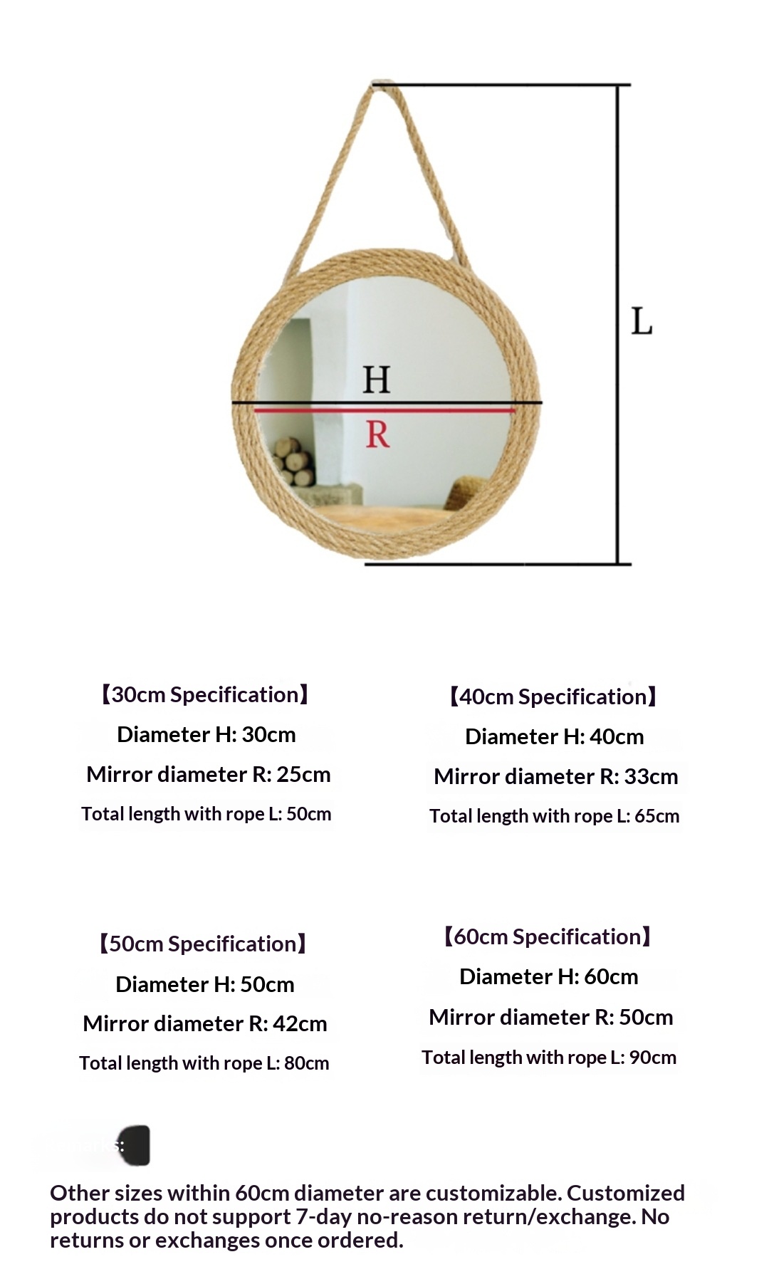 Diámetro: 43 cm