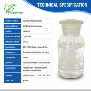 GREENRIVER DEET 99% TC CAS 134-62-3 Repelente Líquido de Insectos, Repelente de Mosquitos, Pesticida - Product Image 2