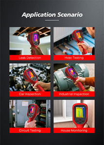 Câmeras infravermelhas de alta resolução, detecção do escape da água, manutenção do equipamento, inspeção do poder, inspeção do edifício - Product Image 6