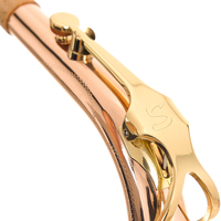 Soprano Saxophone in E-flat Nickel Plated Brass Wind Instrument with Adjustable Dual Mouthpieces for Performance
