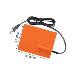 2PCS Thermostat de chauffage de carter d'huile de bloc moteur 150W <span class=keywords><strong>3M</strong></span> Jauge de surface métallique auto-adhésive Coussin chauffant en silicone 120/220V - Product Image 3