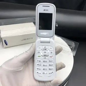 サムスンB311V2GデュアルSIMカードフリップ電話用キーパッド携帯電話は超安い価格で古典的な携帯電話を備えています
